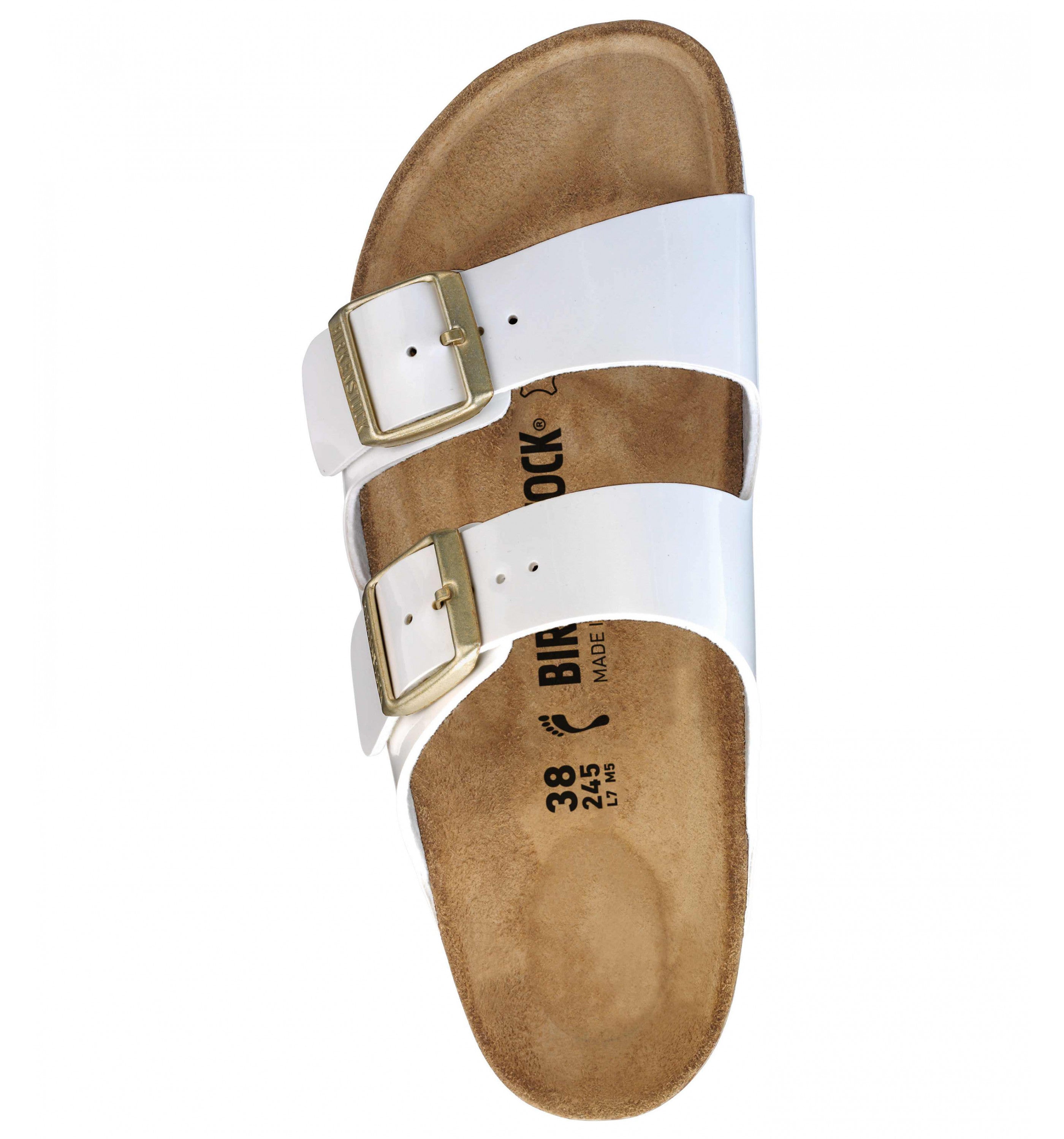 Birkenstock arizona white patent leather online