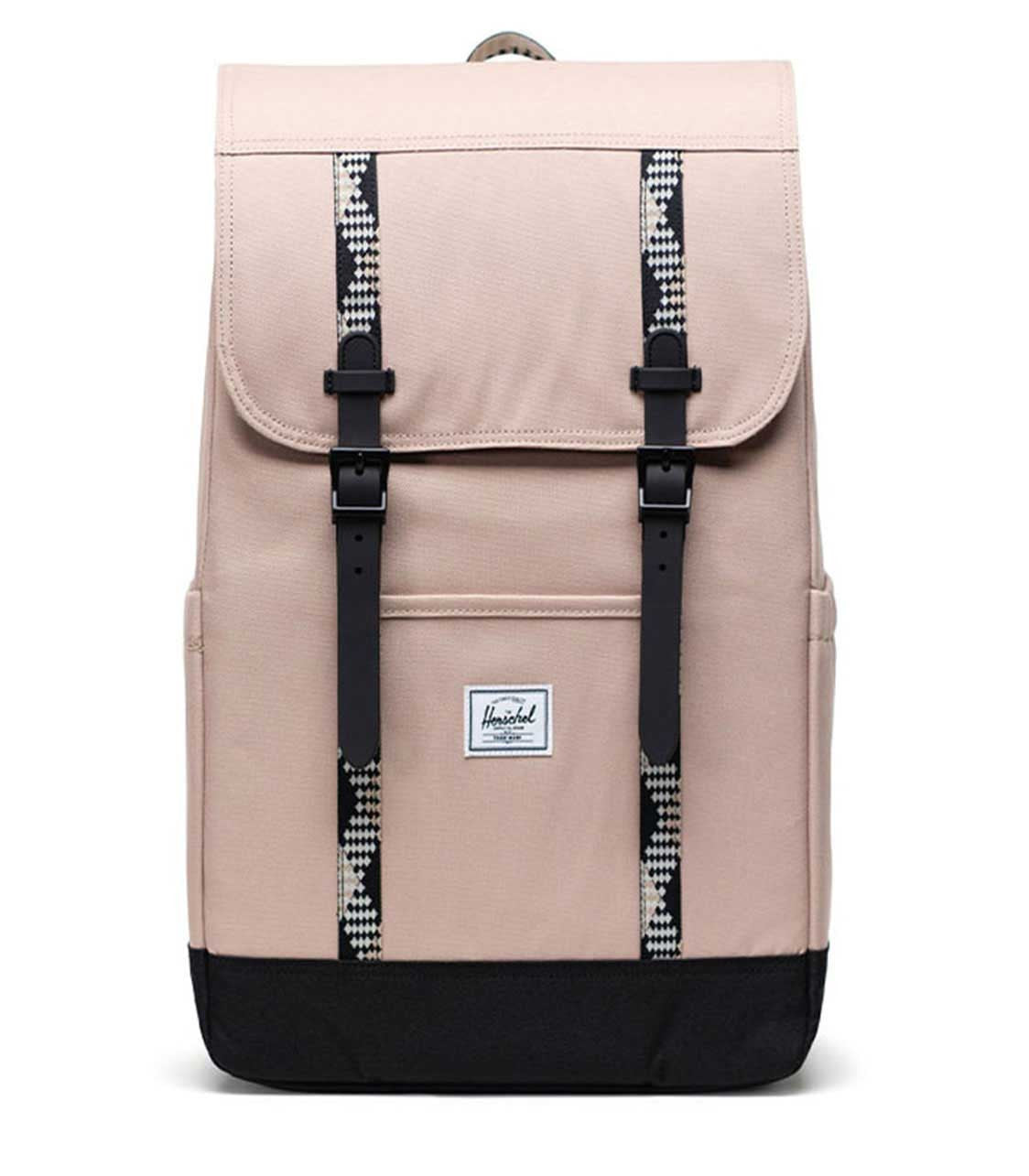 Herschel Retreat Light Taupe/Black Backpack – The Travel Club PH