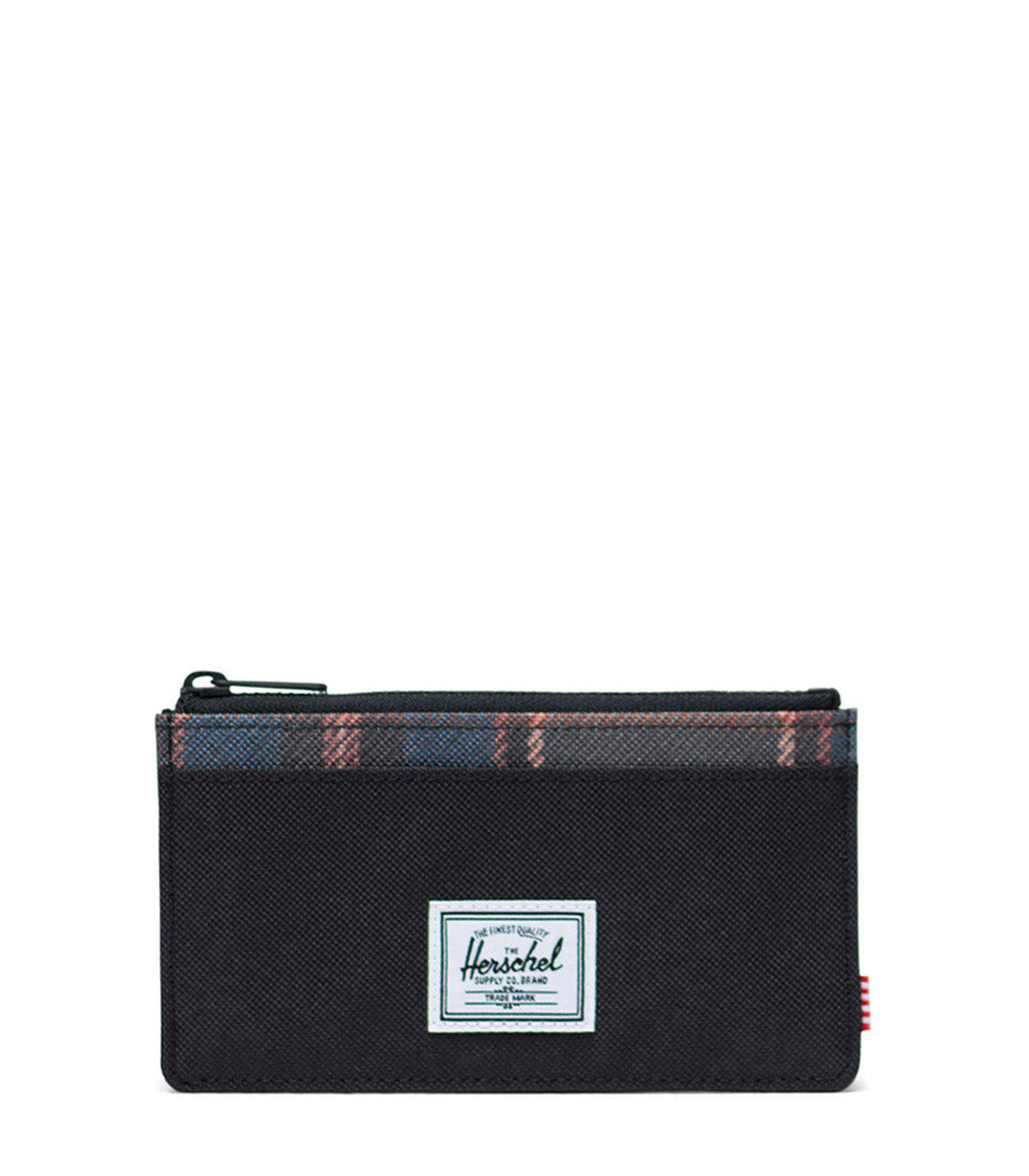 Herschel Oscar Large Cardholder Black Winter Plaid Wallet