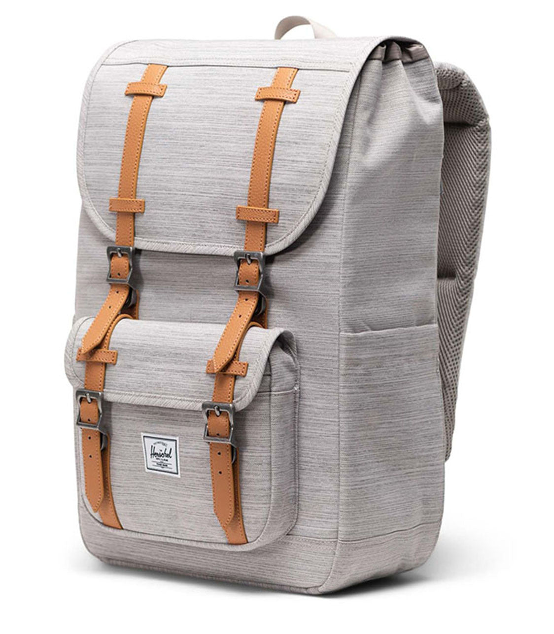 Herschel Little America Mid-Volume Light Grey Crosshatch Backpack