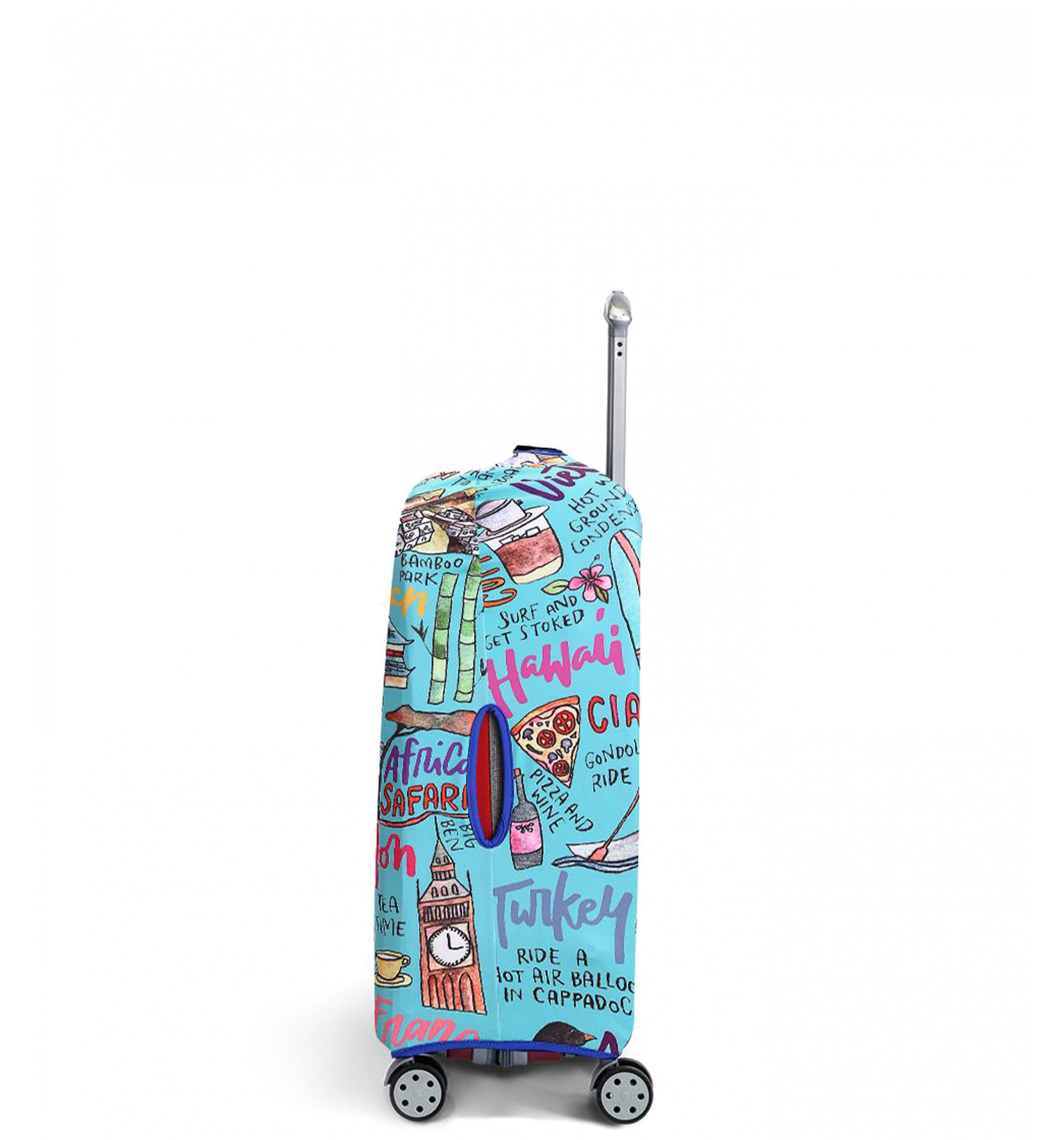 Wanderskye Reversible Luggage Cover - Travel Journal (Small) Accessories