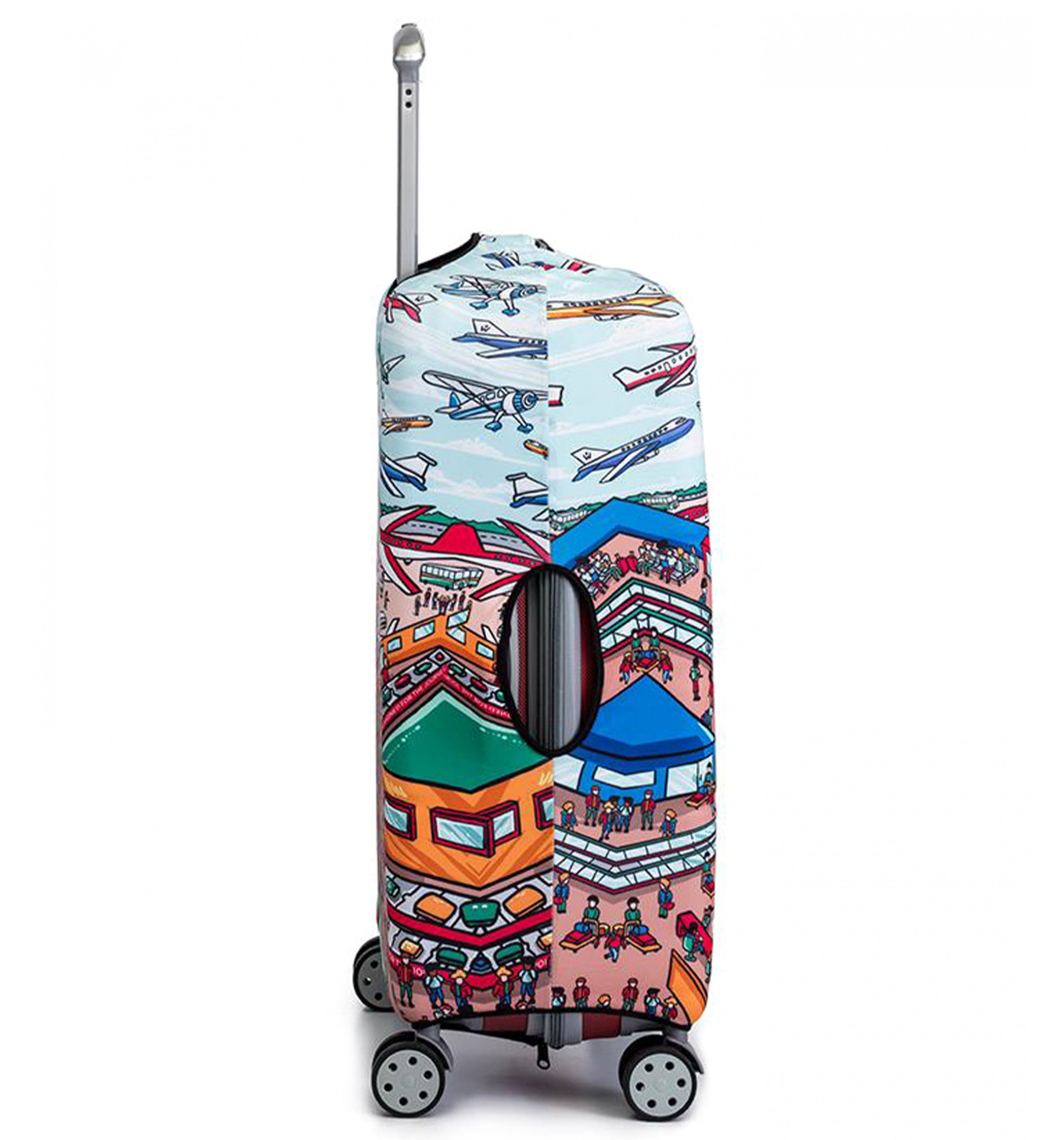 Wanderskye Reversible Luggage Cover - Where is Wanderskye (Large) Accessories
