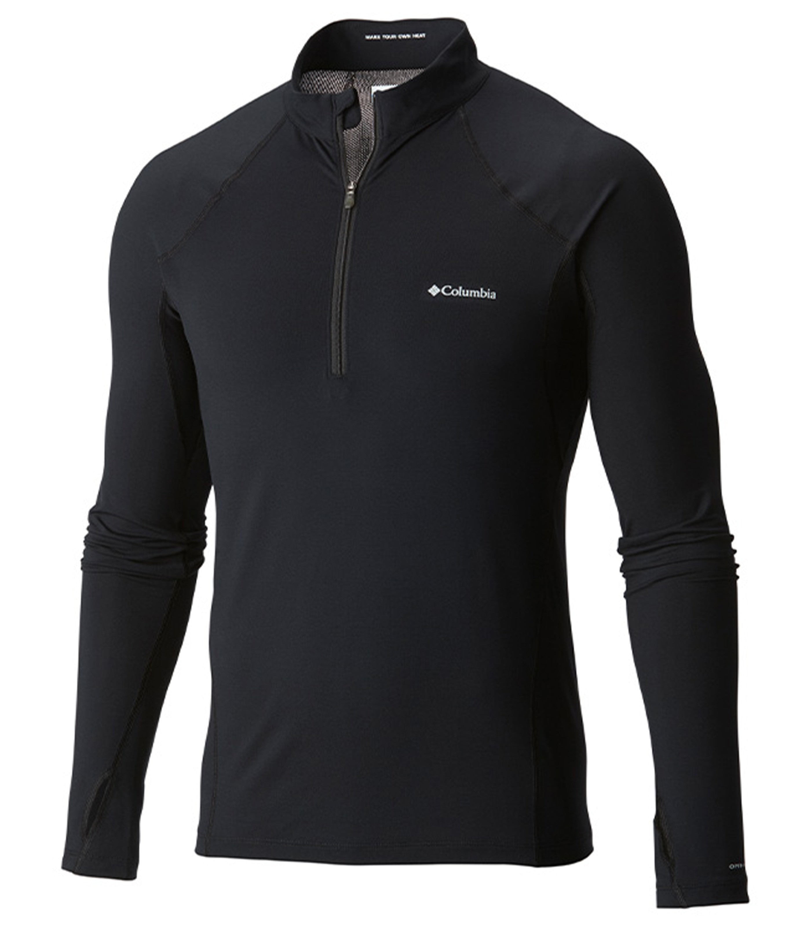 Midweight Stretch Long Sleeve Half Zip Indo Mens