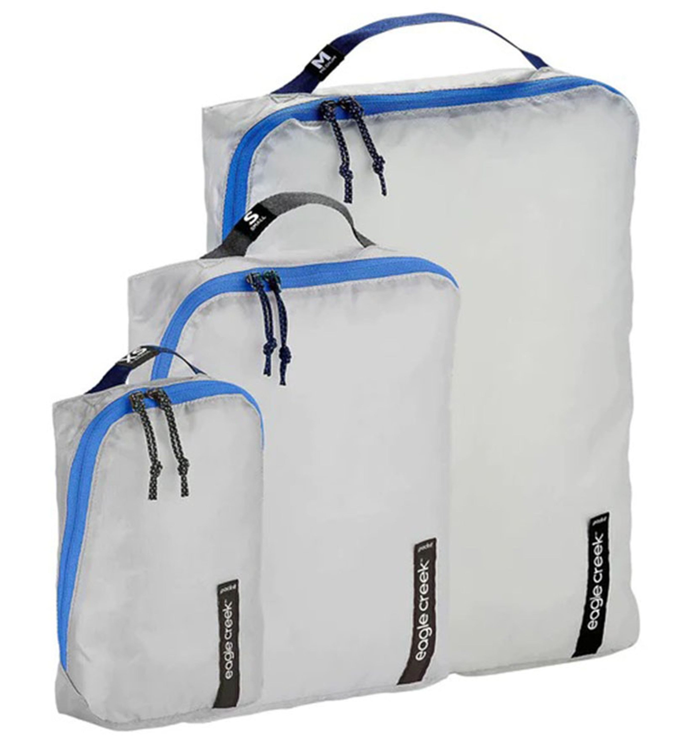Pack-It Isolate Cube Set XS/S/M Blue/Grey