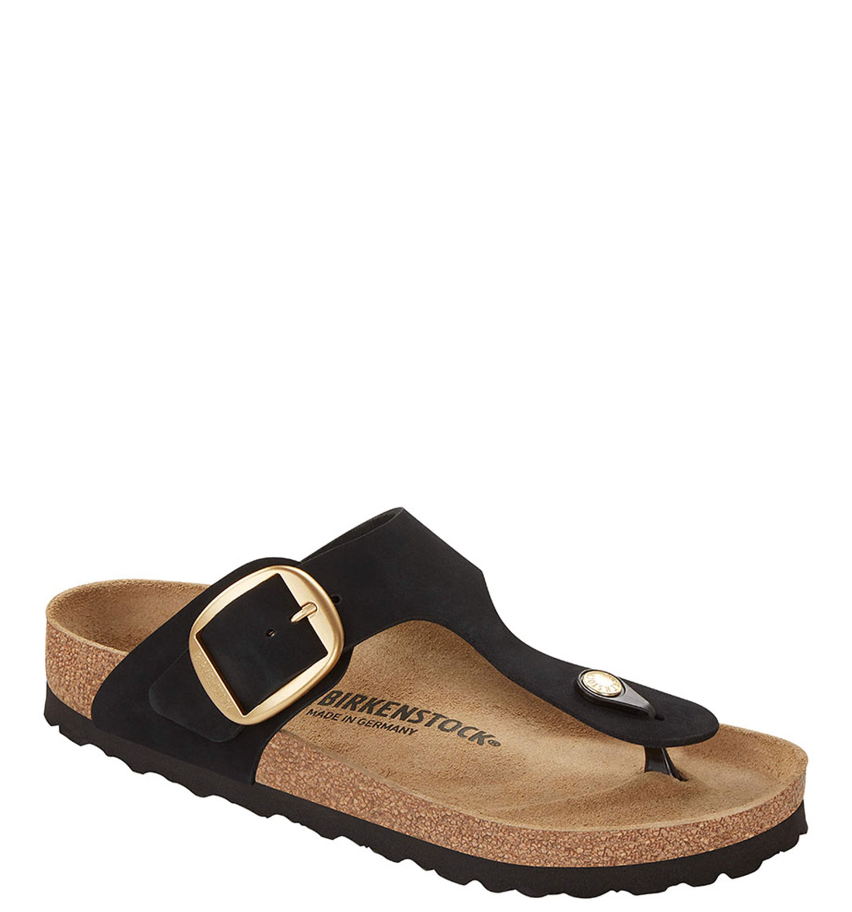 Gizeh Big Buckle Nubuck Womens