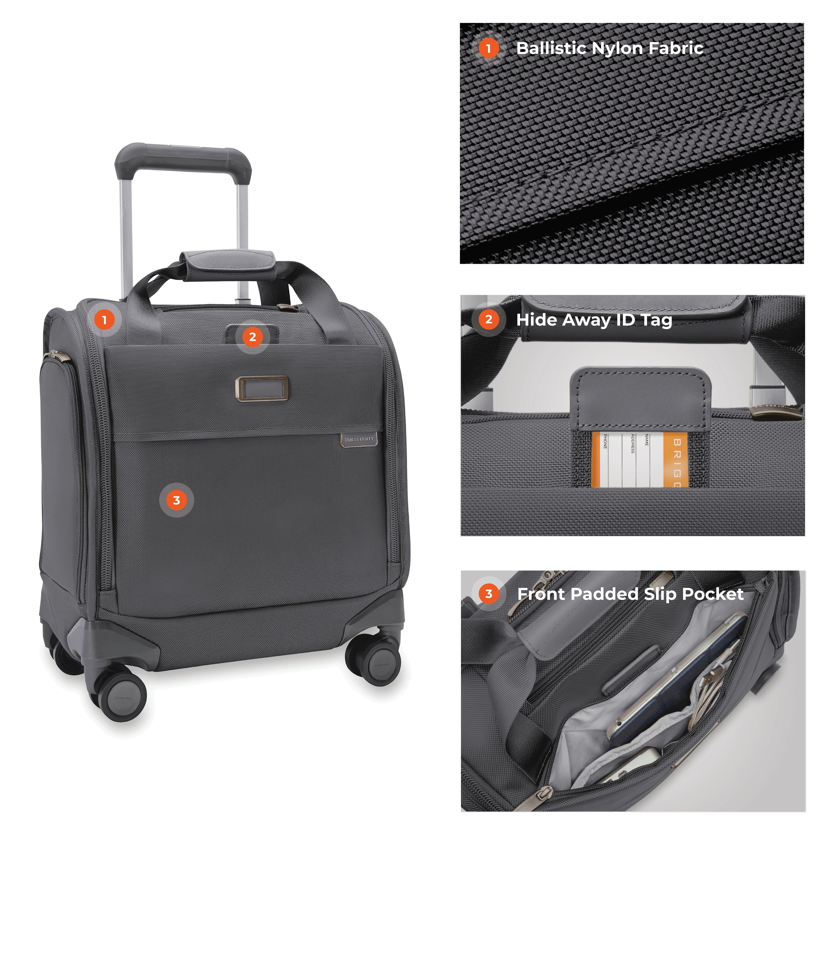 BRIGGS & RILEYCabin Spinner Carry-On Black