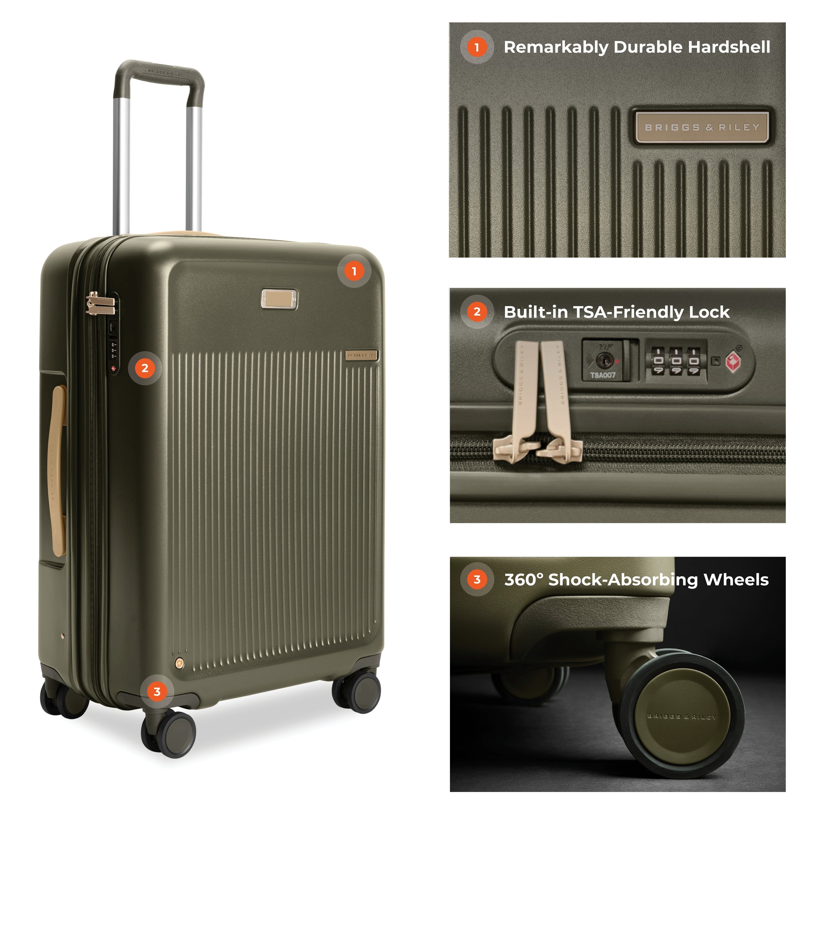 BRIGGS & RILEY27" Cx Spinner Medium Olive
