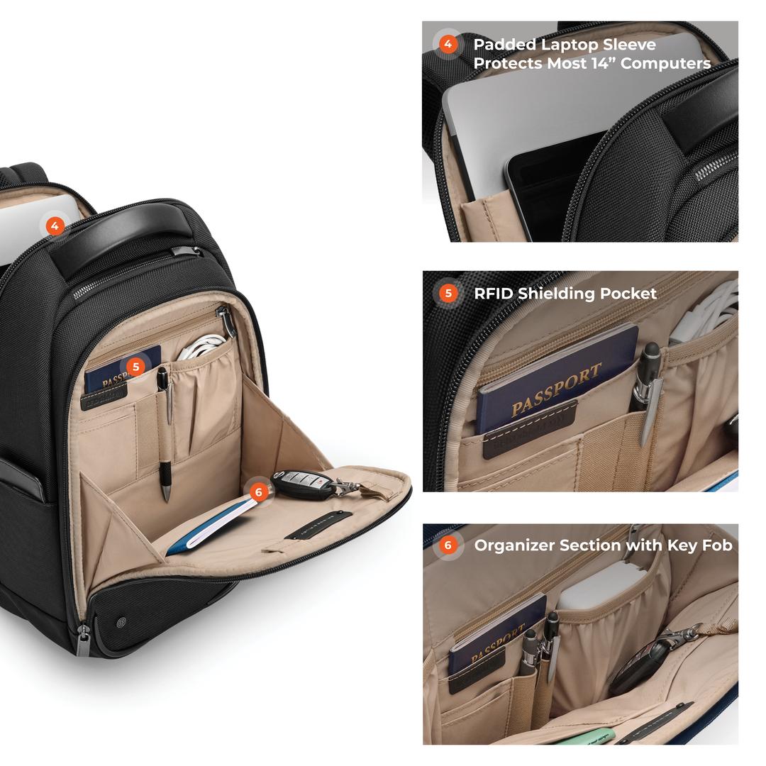 Briggs & RileyBRIG BAG US 789311005453 SLIM BACKPACK BLACK BACKPACK 29X15X42CM