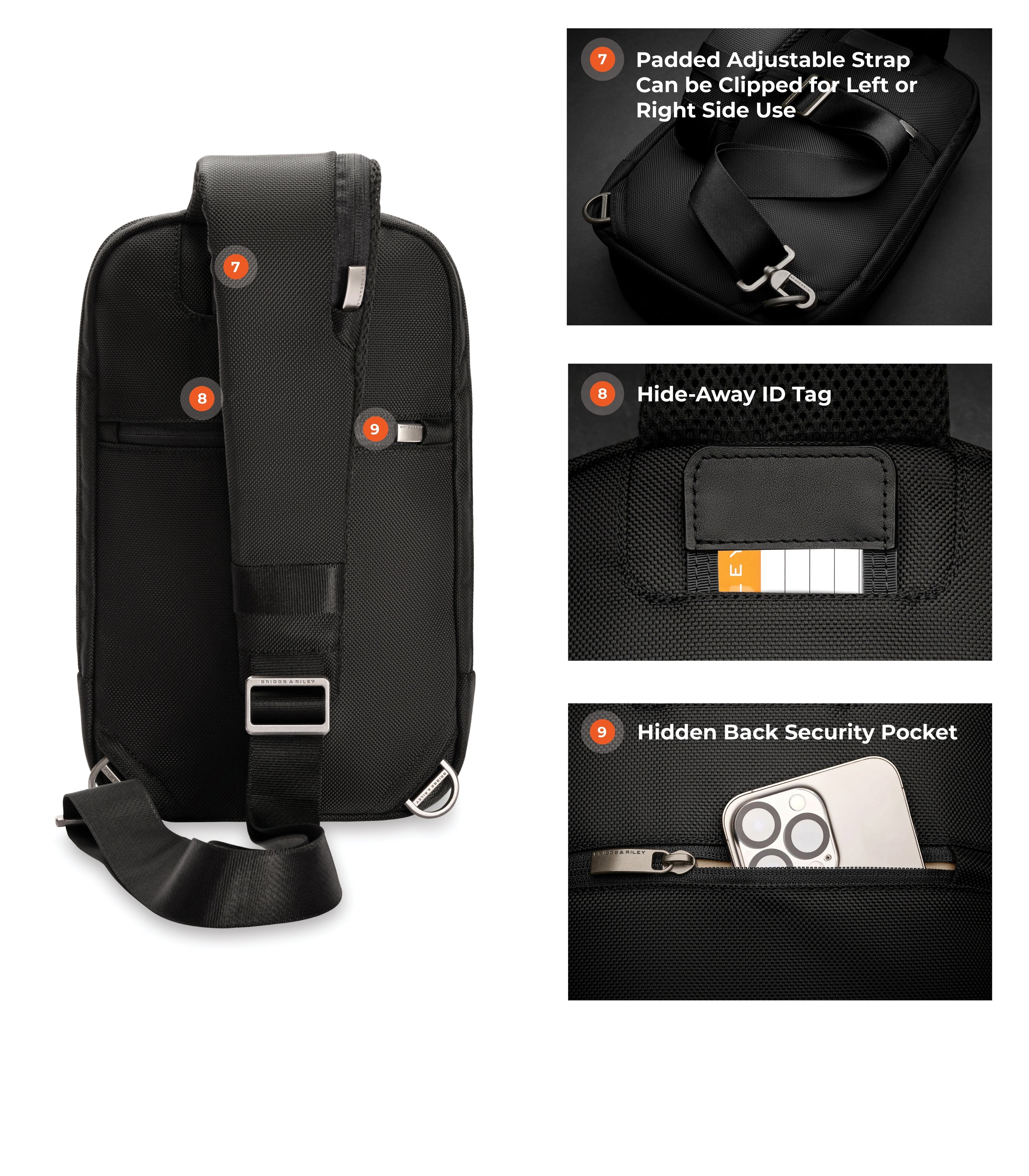 BRIGGS & RILEYSling Crossbody/Sling/Messenger Black