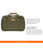 BRIGGS & RILEYExpandable Cabin Bag Duffle Bag Olive