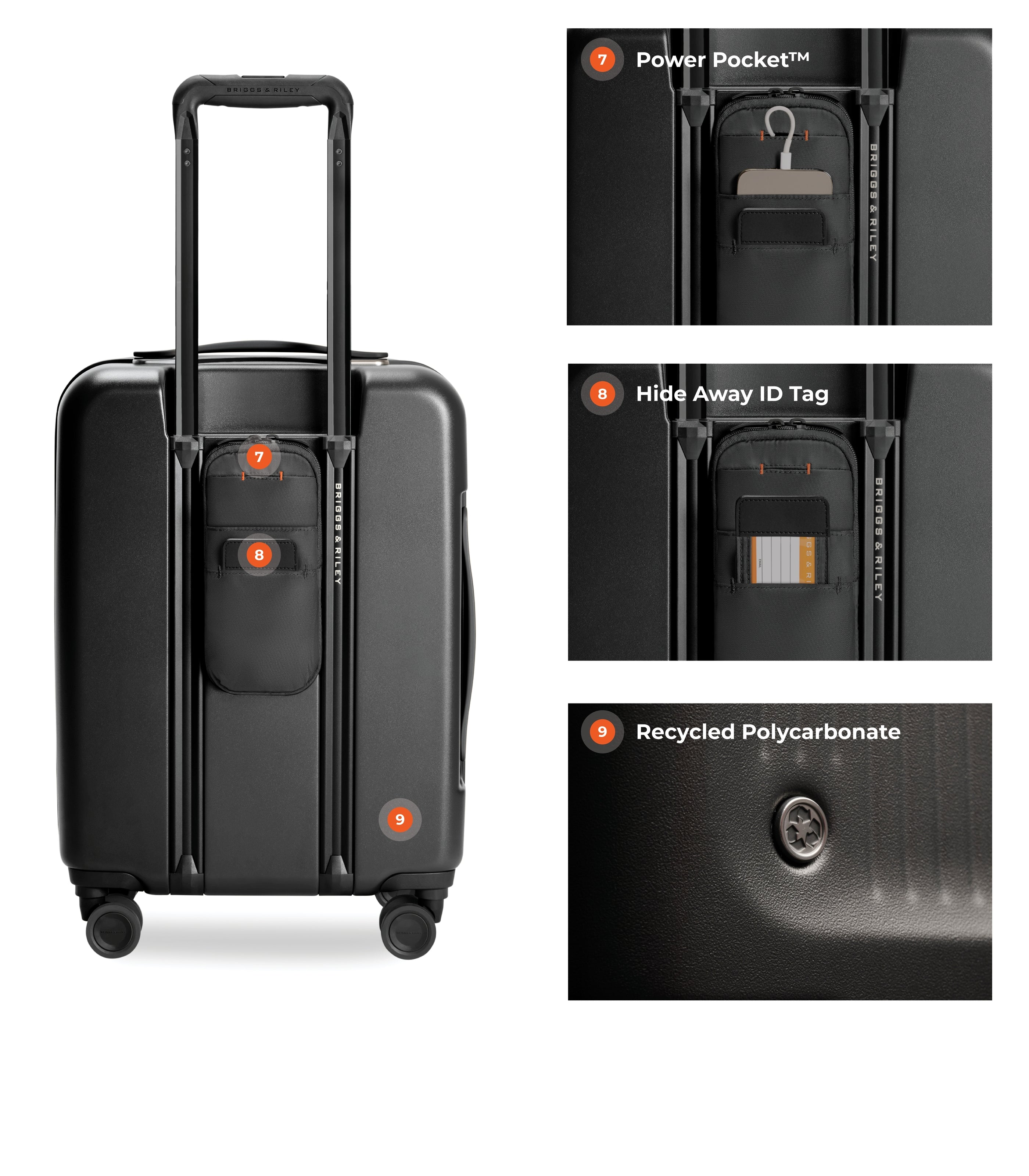 BRIGGS & RILEY21" Cx Spinner Carry-On Black