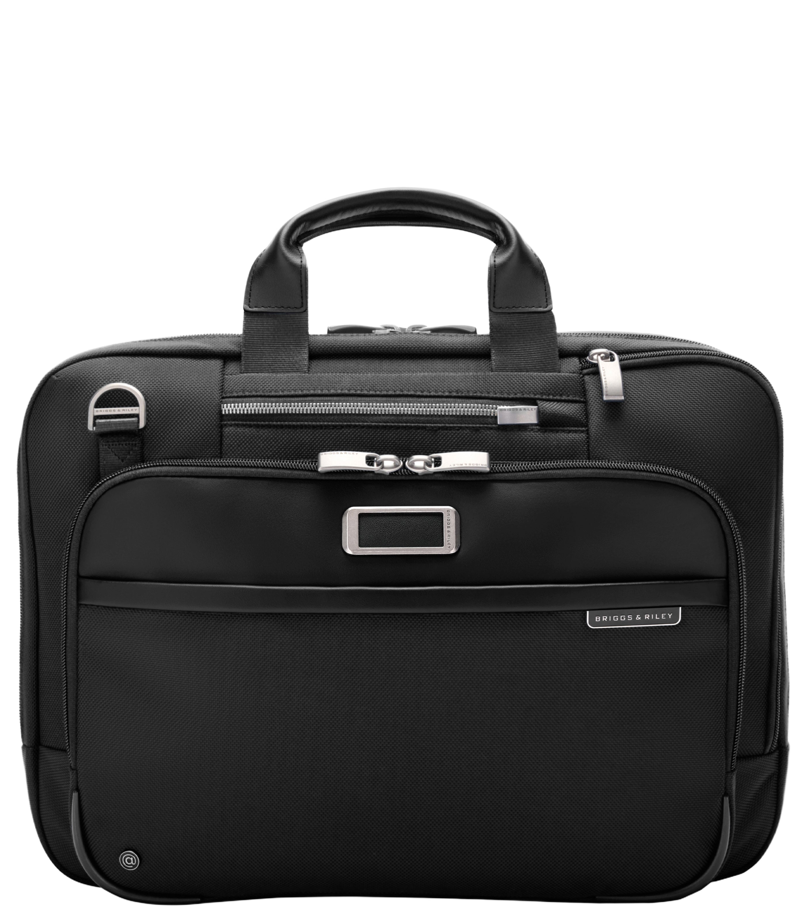 BRIGGS & RILEYMed Expandable Brief Briefcase/Laptop Bag Black
