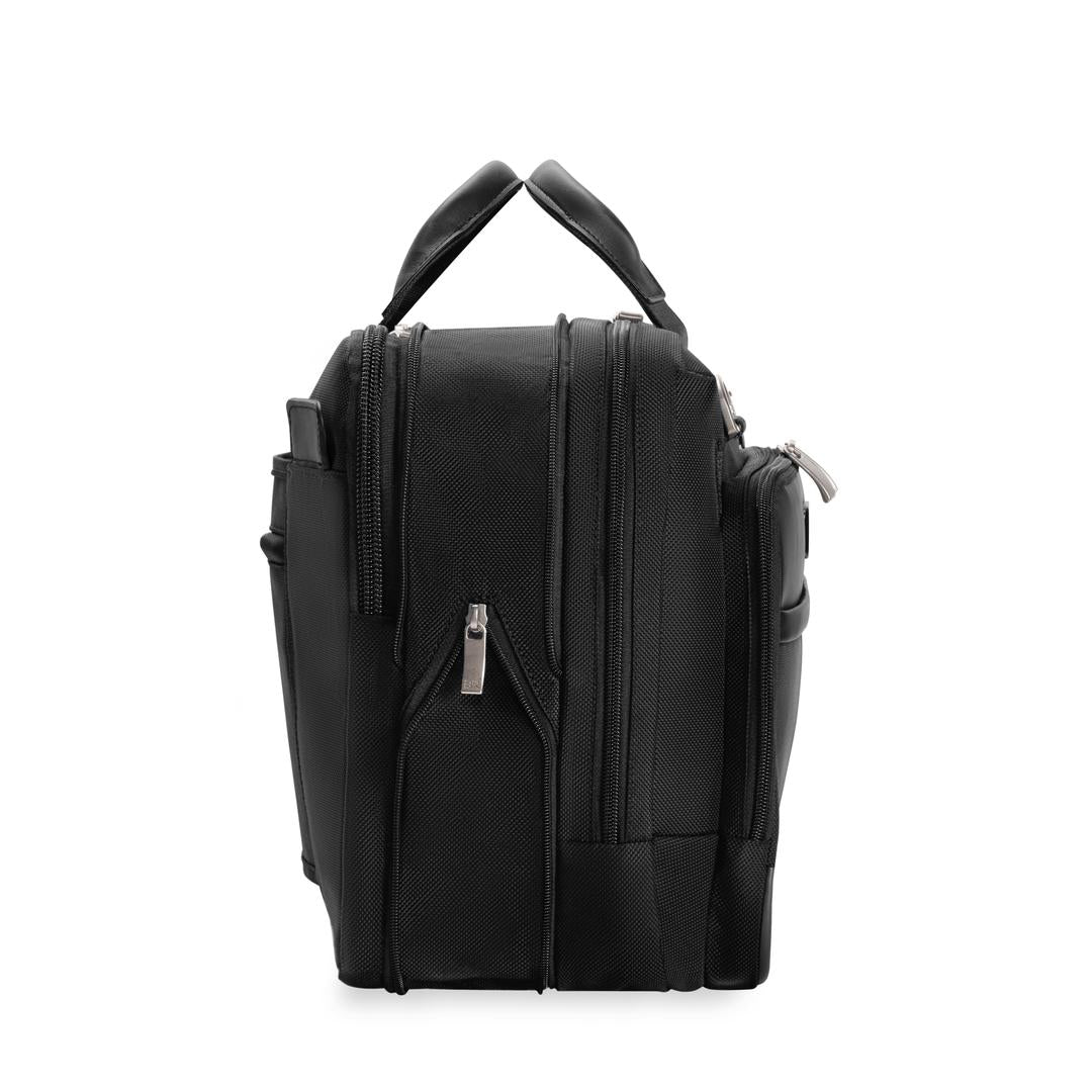 Briggs & RileyBRIG BAG US 789411055491 MED EXPANDABLE BRIEF BLACK LAPTOPBAG -