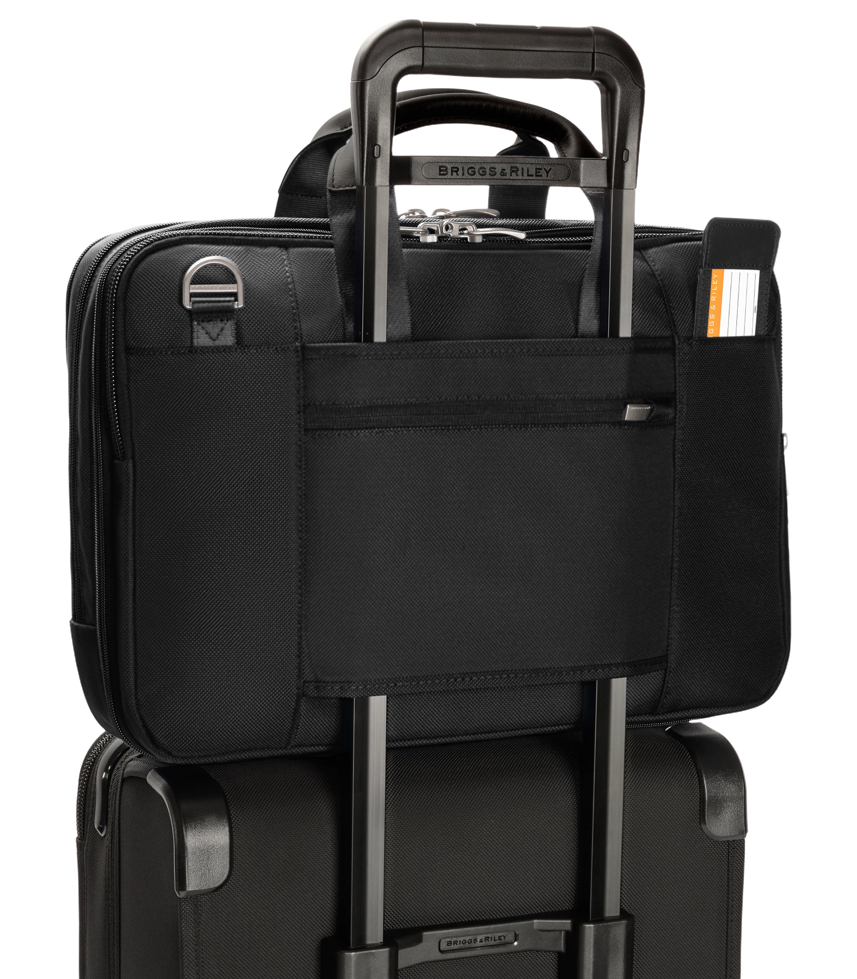 BRIGGS & RILEYMed Expandable Brief Briefcase/Laptop Bag Black