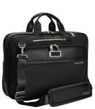 BRIGGS & RILEYMed Expandable Brief Briefcase/Laptop Bag Black
