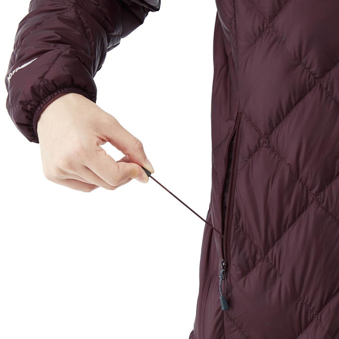 MONTBELLMONTBELL SUPERIOR DOWN JACKET WINE RED WOMENS PUFFER JACKET