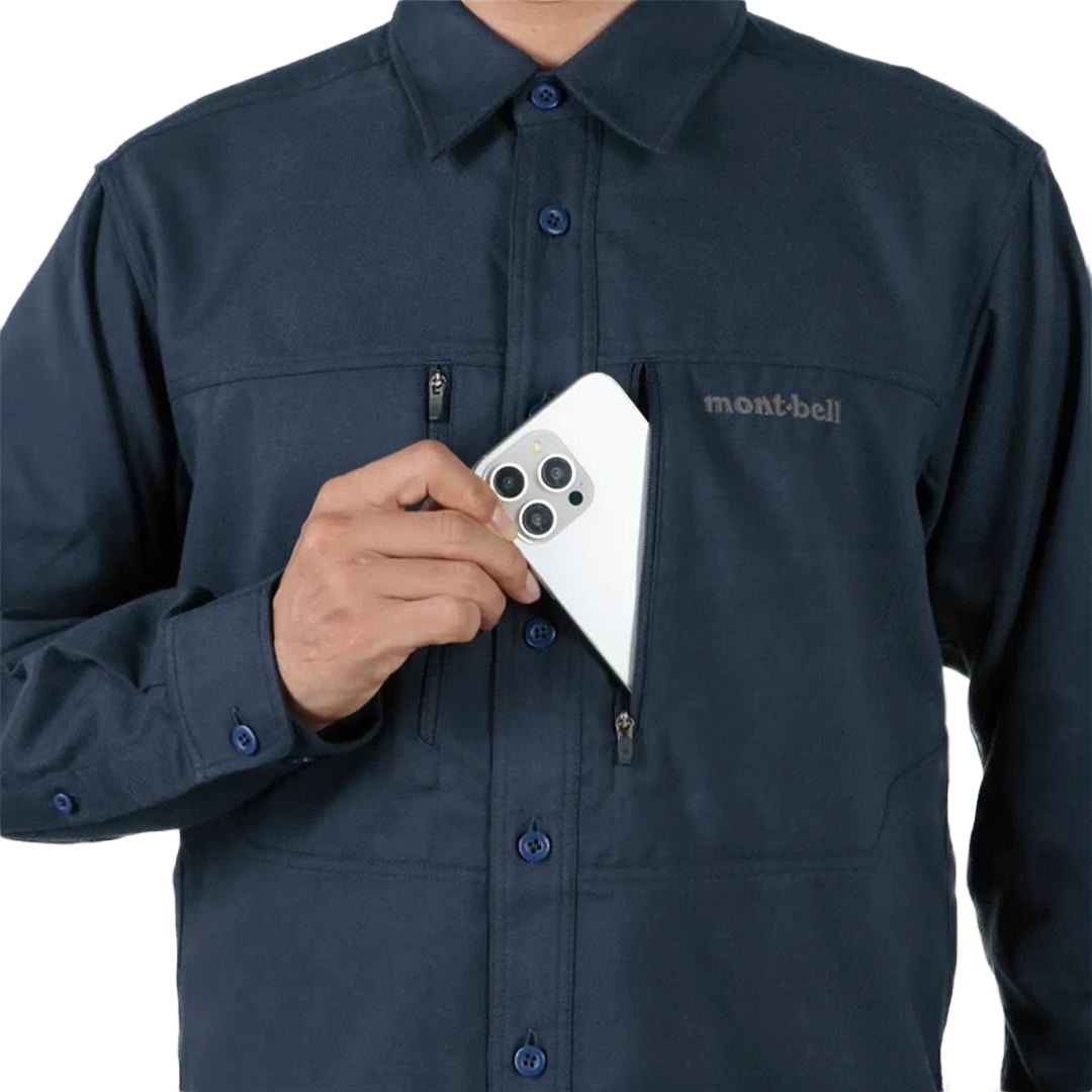 MONTBELLMeadow Shirt Long Sleeves Polo