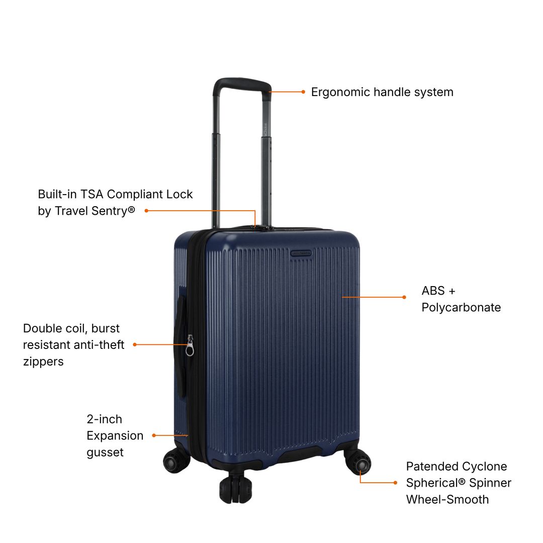 TRAVELERS CHOICETraveler's Choice Long Haul Aqua Blue Luggage