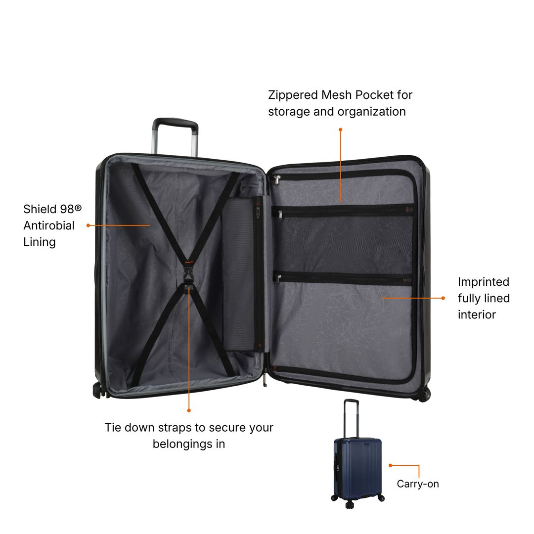TRAVELERS CHOICETraveler's Choice Long Haul Aqua Blue Luggage
