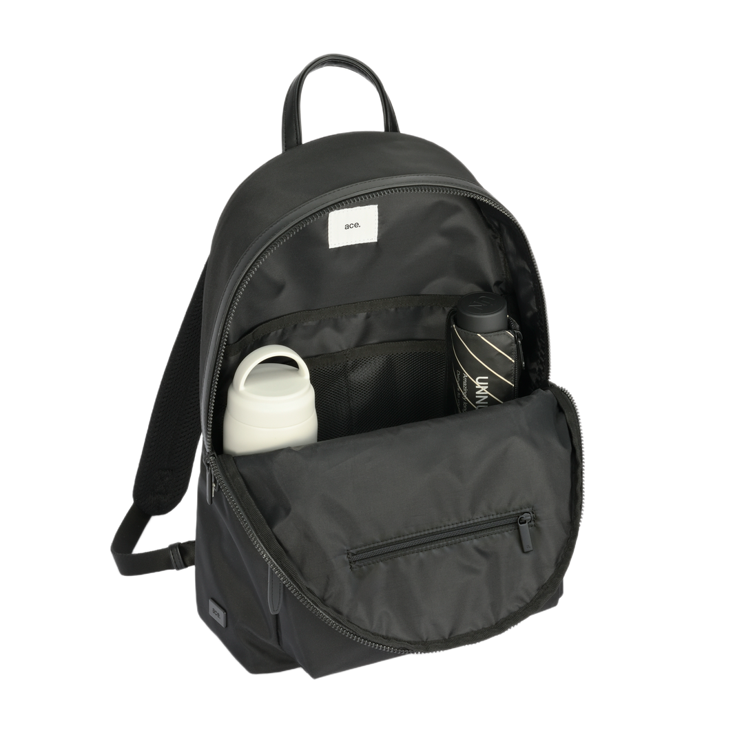ACERENOU JET BLACK BACKPACK