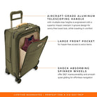 Briggs & RileyBRIG LUG US BLU122CXSP-7 Baseline ESSNTL CARRY-ON SPR Grn
