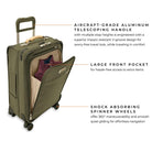 Briggs & RileyBRIG LUG US BLU122CXSP-7 Baseline ESSNTL CARRY-ON SPR Grn