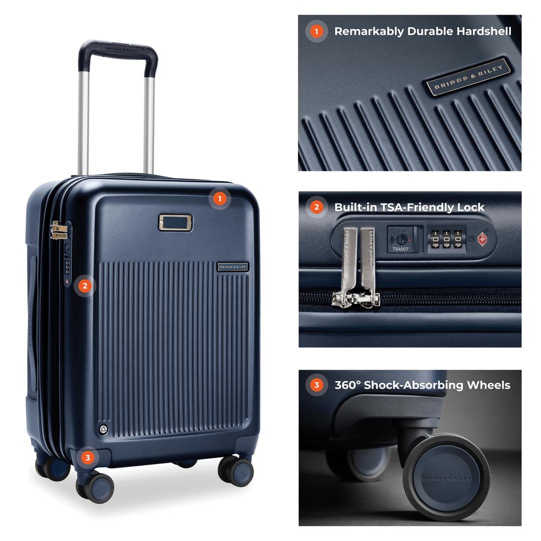 Briggs & RileyBRIG LUG US SU321CXSPW-5 Sympatico GLOBAL CO EXP SP Nav