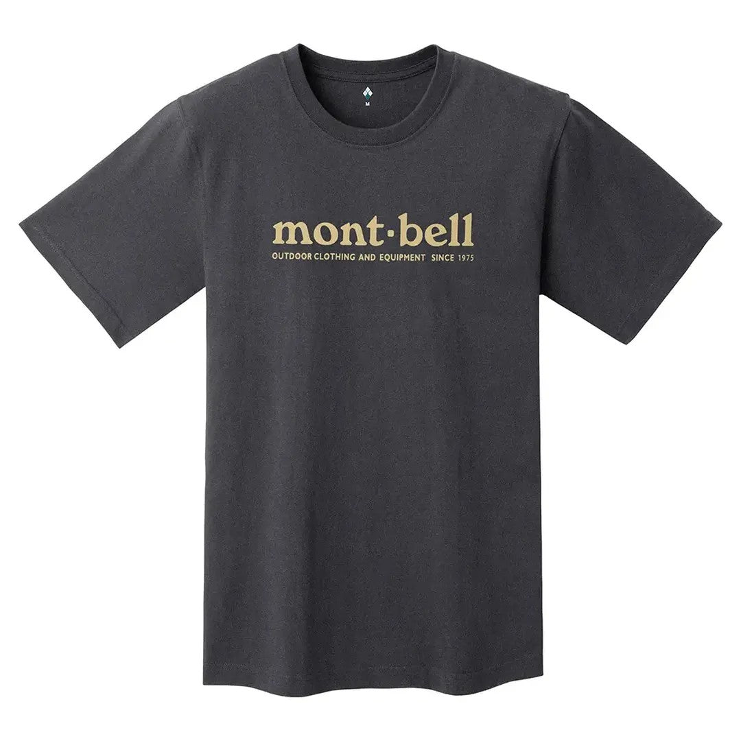 MontbellPear Skin Cotton T Mont-Bell Short Sleeves Shirt Dark Gray