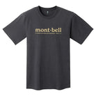 MontbellPear Skin Cotton T Mont-Bell Short Sleeves Shirt Dark Gray