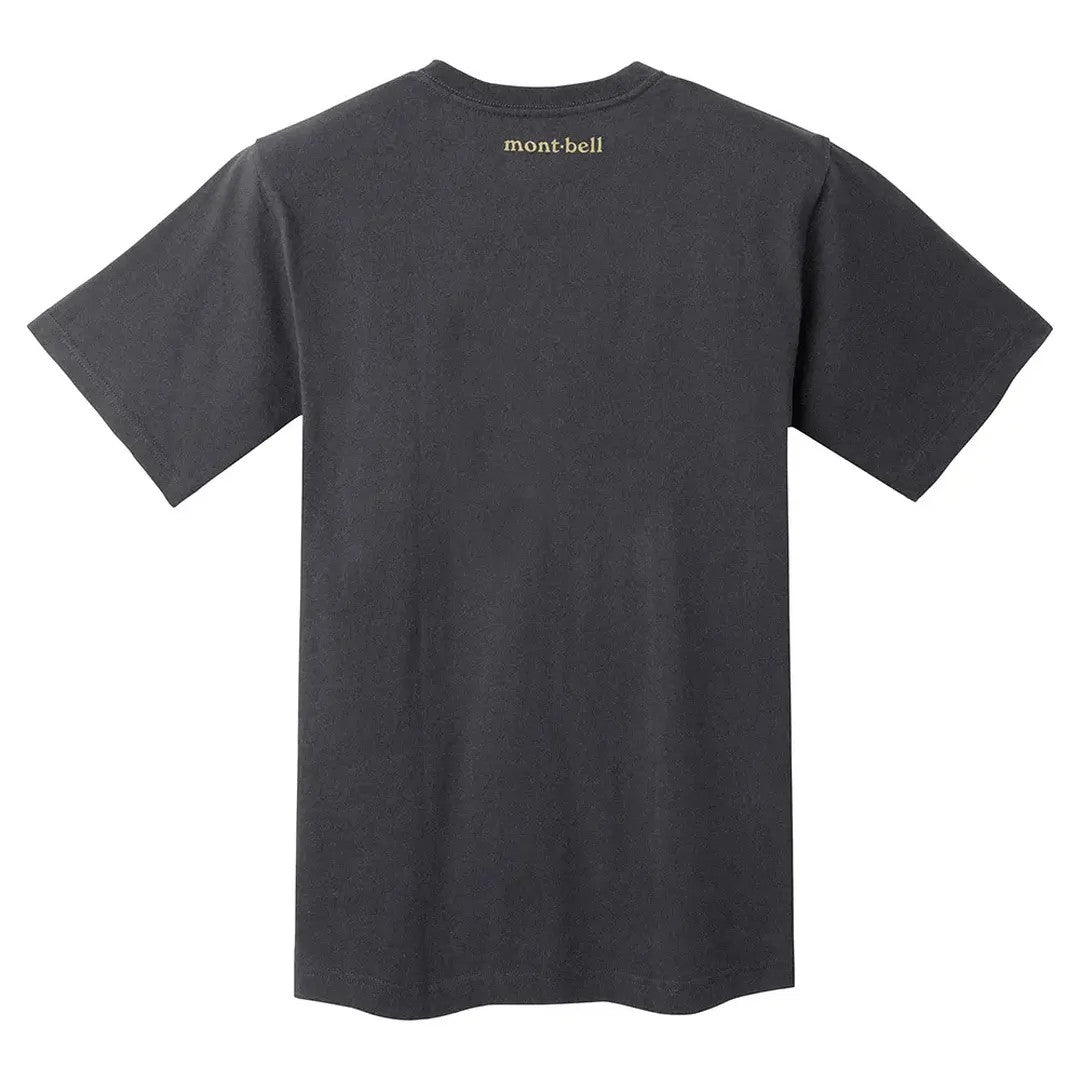 MontbellPear Skin Cotton T Mont-Bell Short Sleeves Shirt Dark Gray