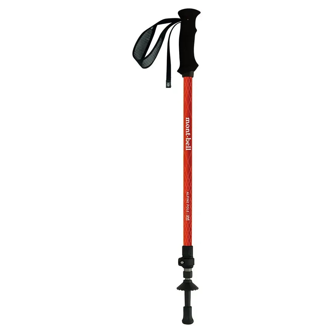 MontbellAlpine Pole Cam Lock Anti Shock Camping Accessories Orange Red