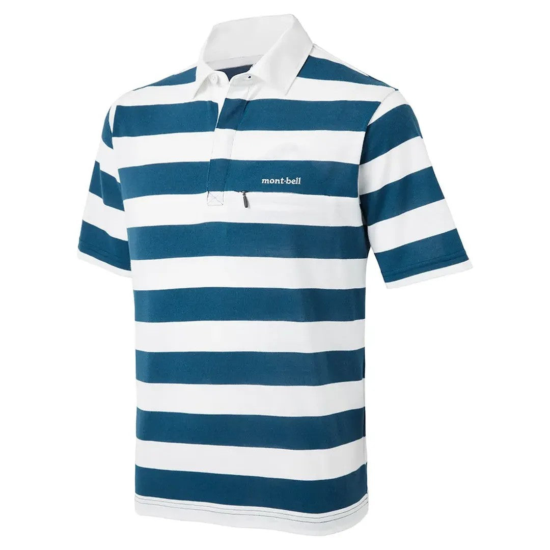 MontbellWickron Rugger Shirt Short Sleeve Short Sleeves Shirt Blue