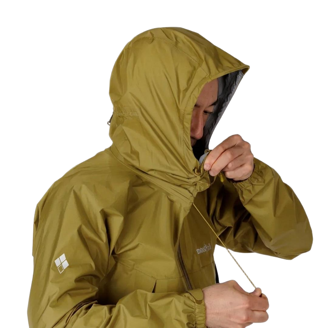 MONTBELLMontbell Rain Hiker Jacket Khaki Mens Rain Jacket/ Parka