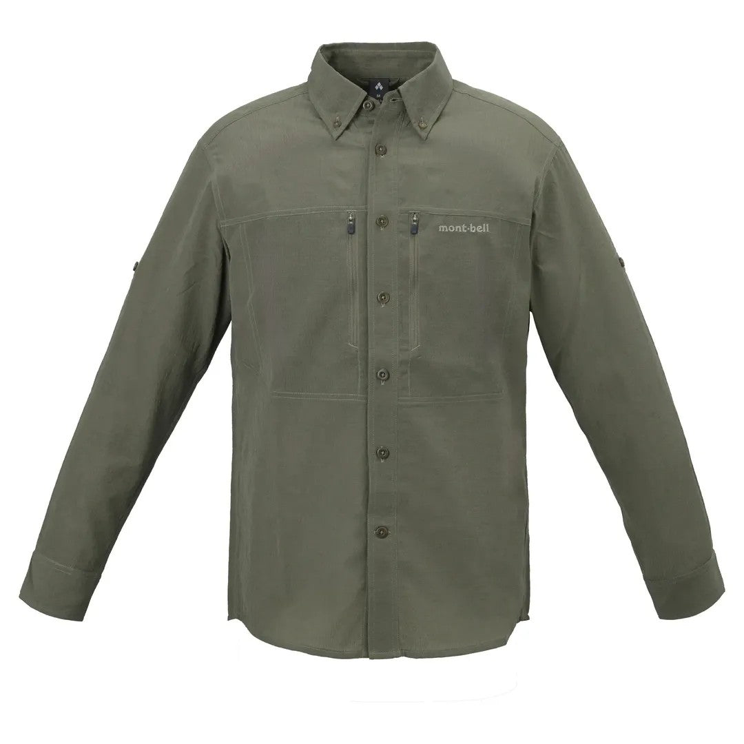 MontbellWickron Breeze Meadow Shirt Short Sleeves Shirt Khaki