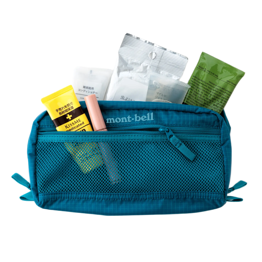 MontbellLight Pouch M Cosmetic Bag/Toiletry Case Blue Green