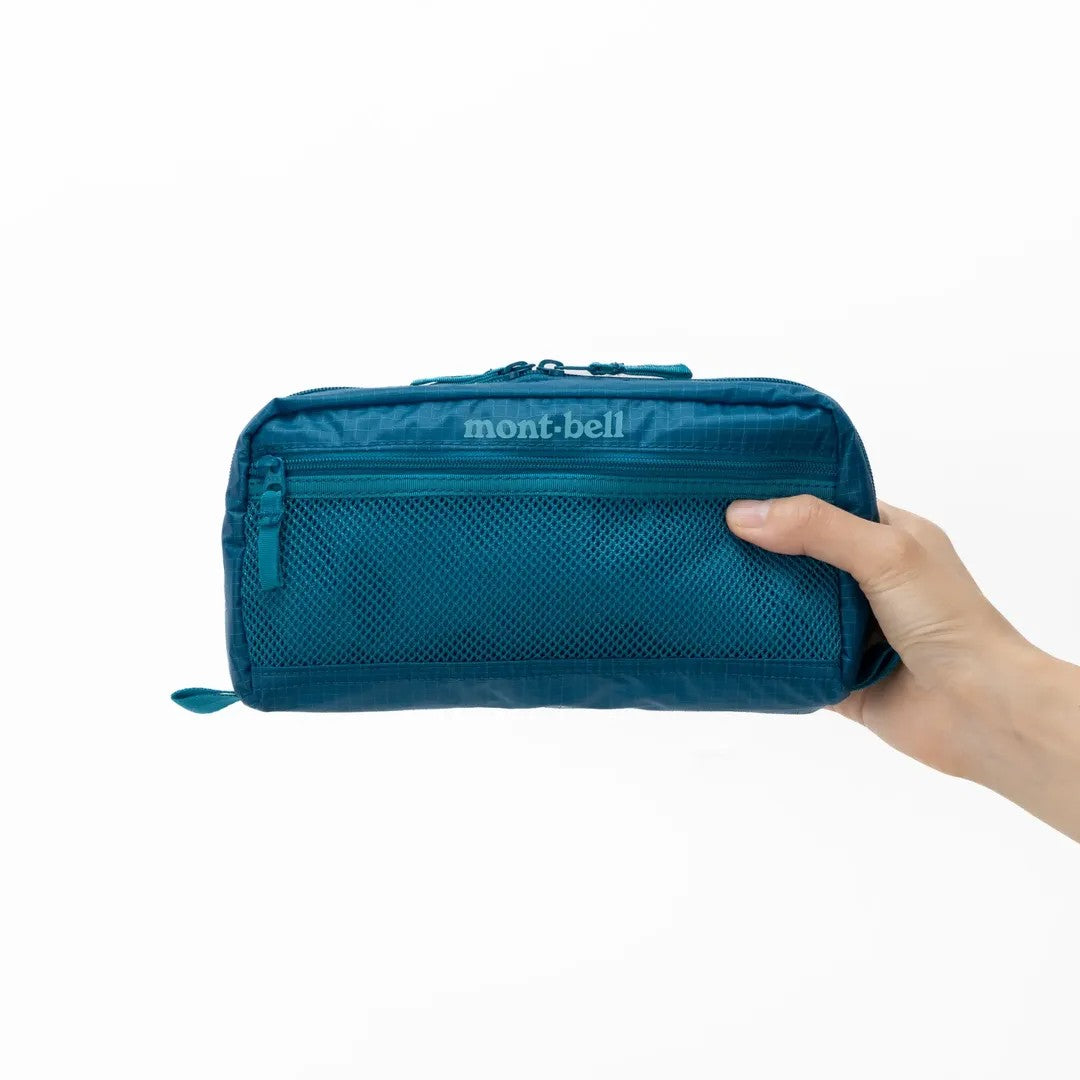 MontbellLight Pouch M Cosmetic Bag/Toiletry Case Blue Green