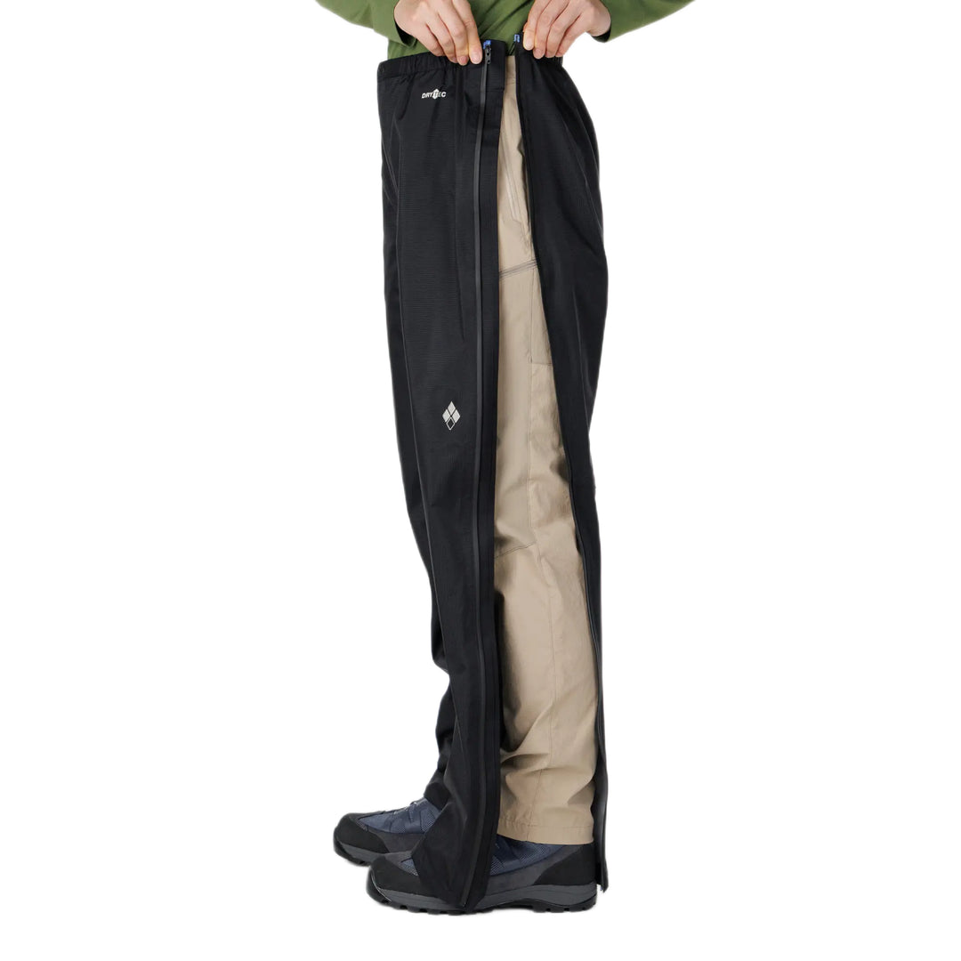 MONTBELLDRYTEC FULLZIP RAINPT W'S BK PANTS