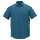 MONTBELLMontbell Wickron Breeze Blue Green Mens Short Sleeves Shirt