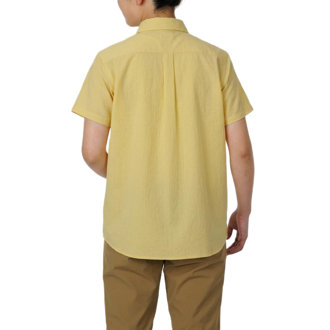 MONTBELLMontbell Wickron Breeze Yellow Womens Short Sleeves Shirt