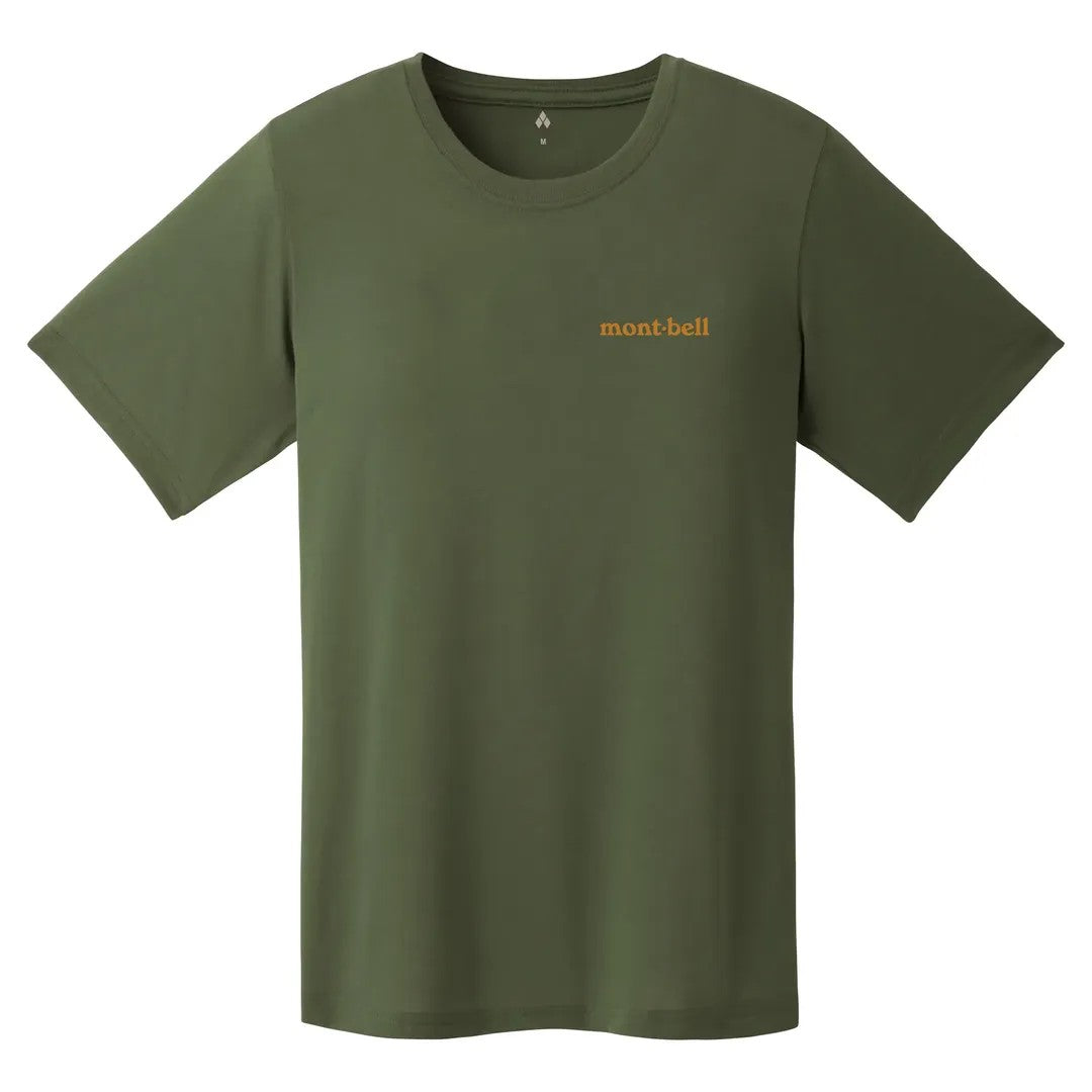MontbellWickron T Mountains & Sun Short Sleeves Shirt Khaki