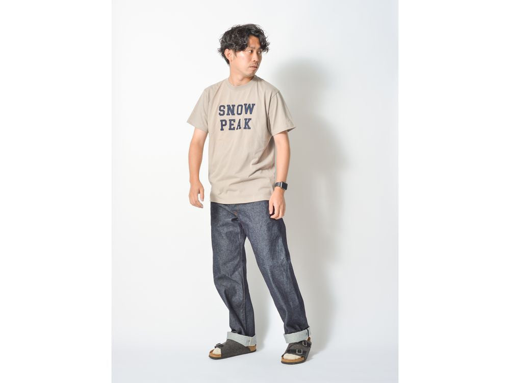 SNOW PEAK FELT LOGO T SHIRT
