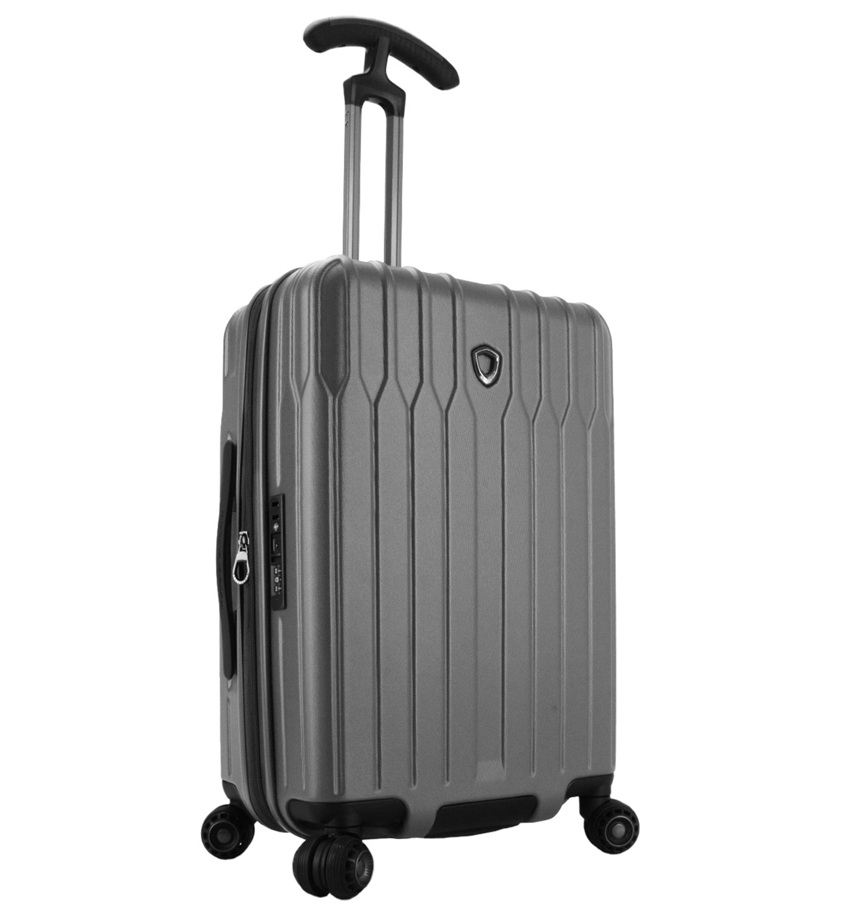 TRAVELER'S CHOICE MOUNTAIN HIGH GREY 22IN (S) LUGGAGE