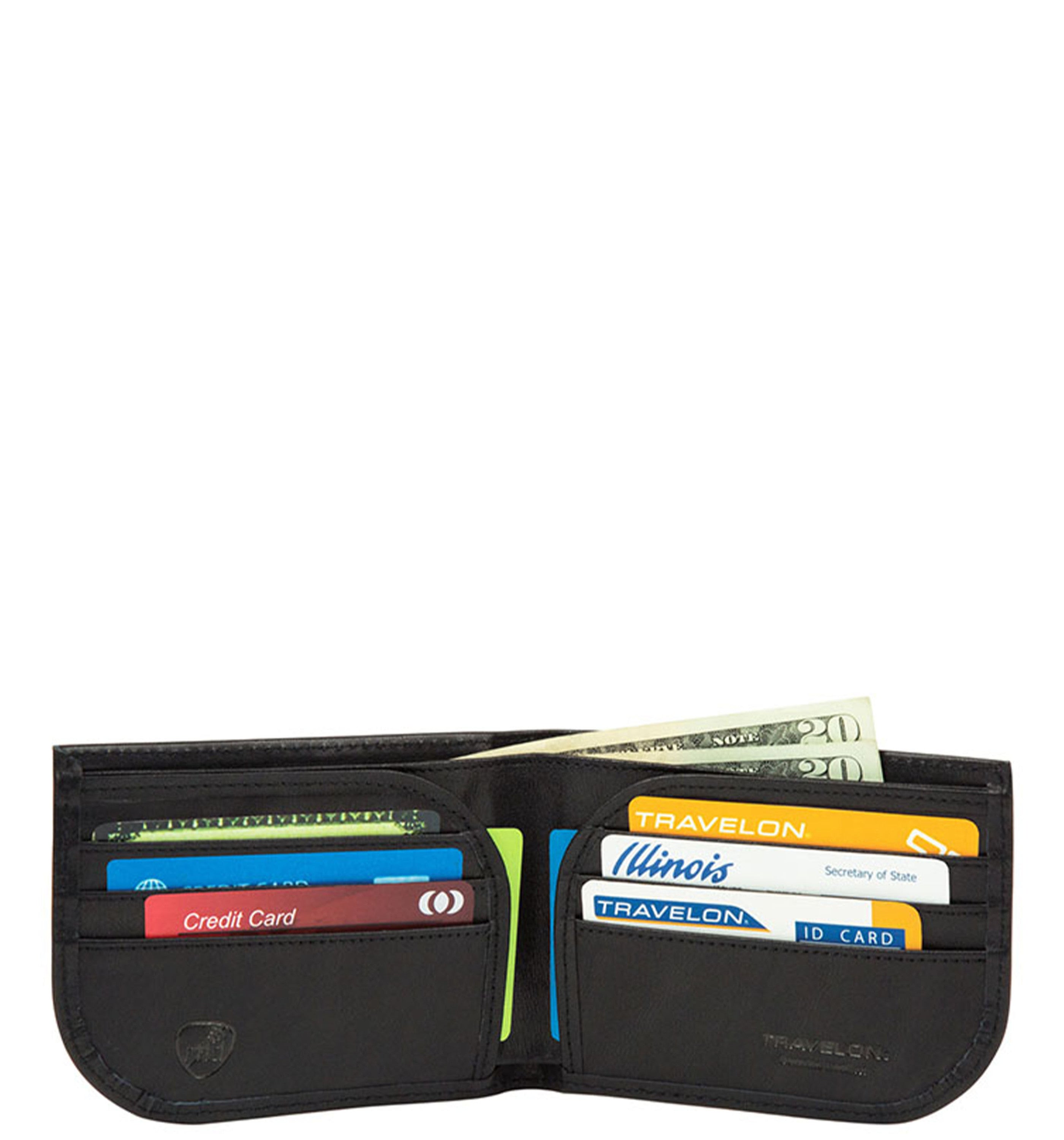 Rfid Blocking Leather Front Pocket Wallet