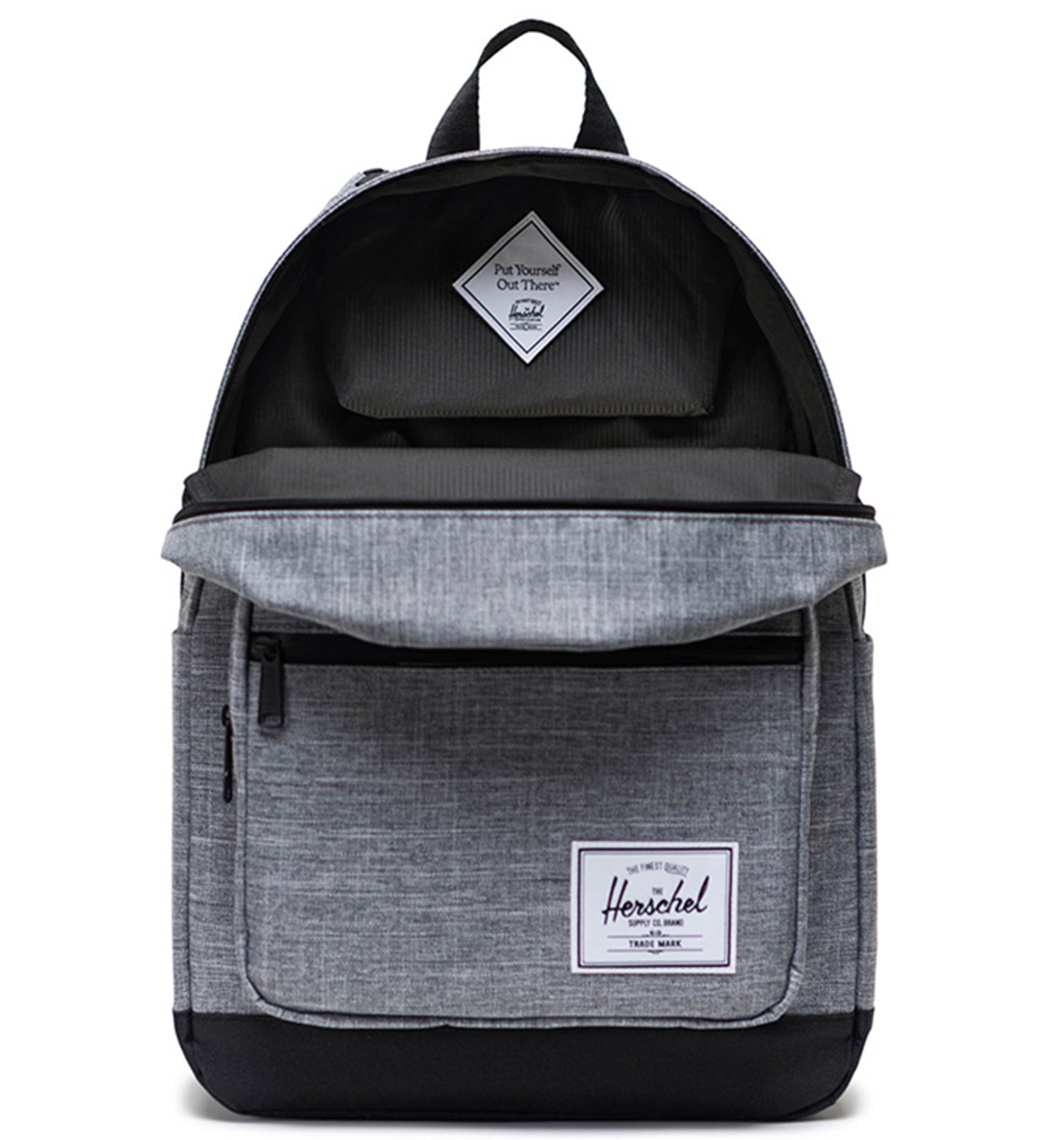 Herschel pop quiz raven crosshatch on sale