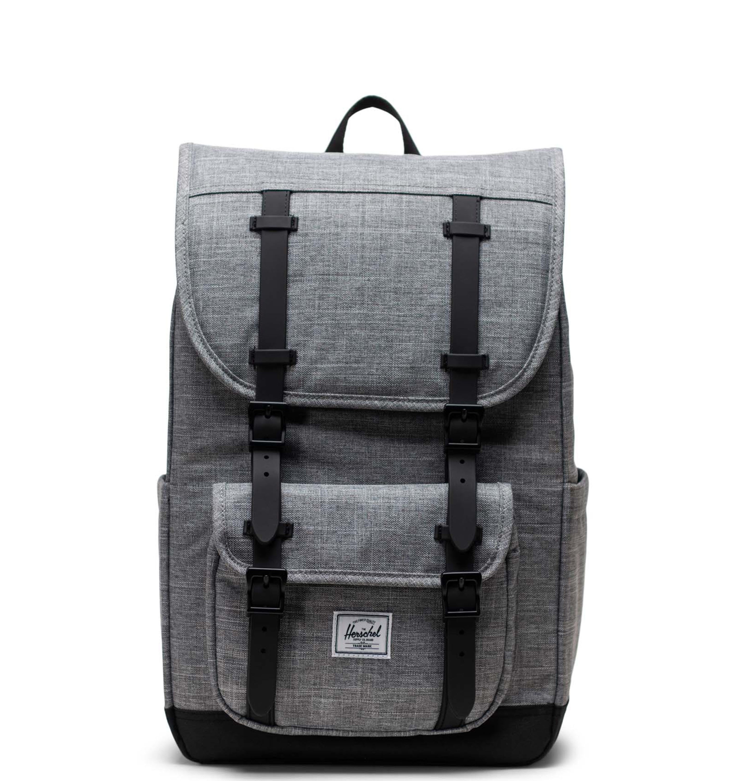 Herschel Little America Mid Raven Crosshatch Backpack