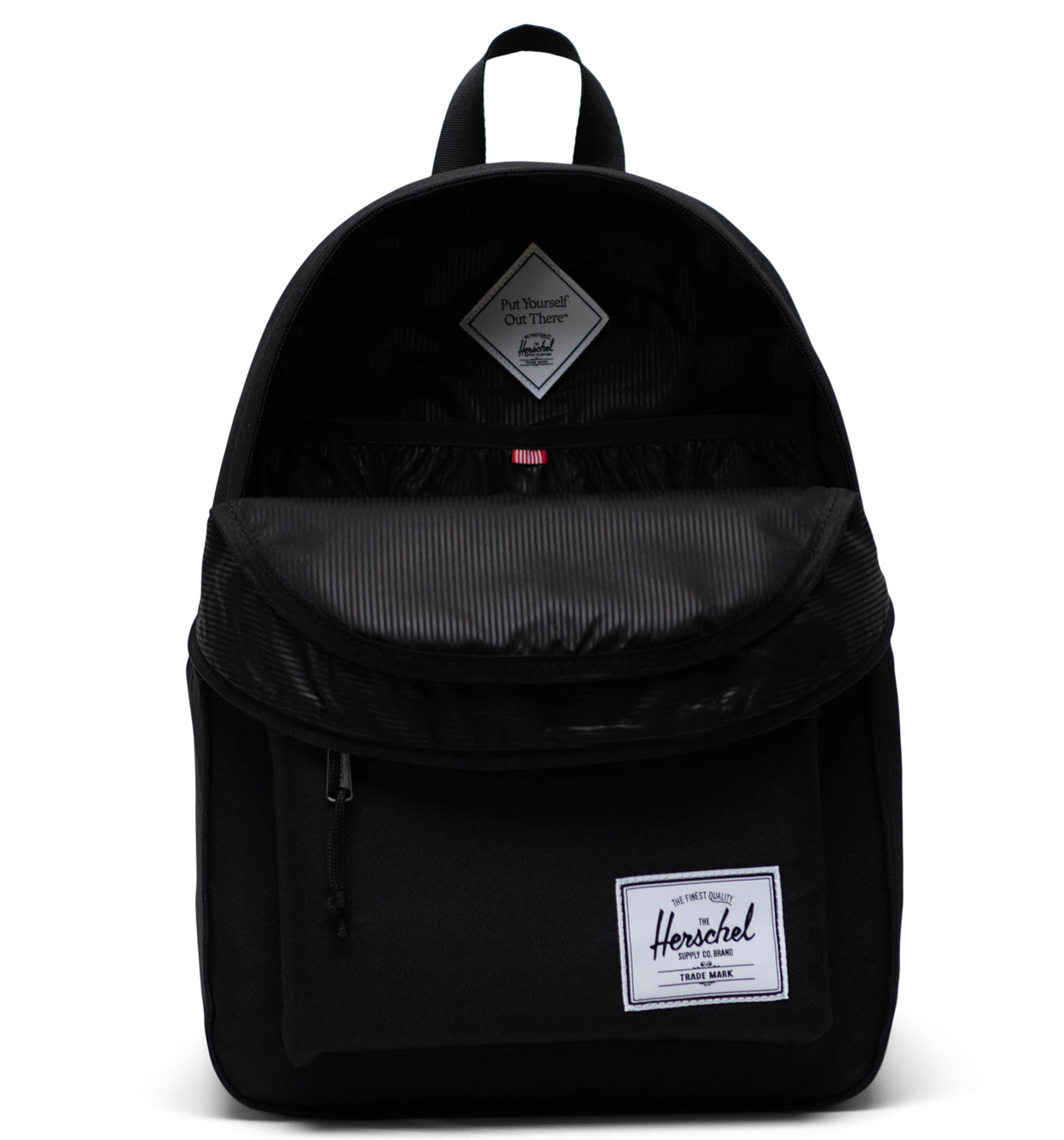 Herschel Classic Black Backpack – The Travel Club PH