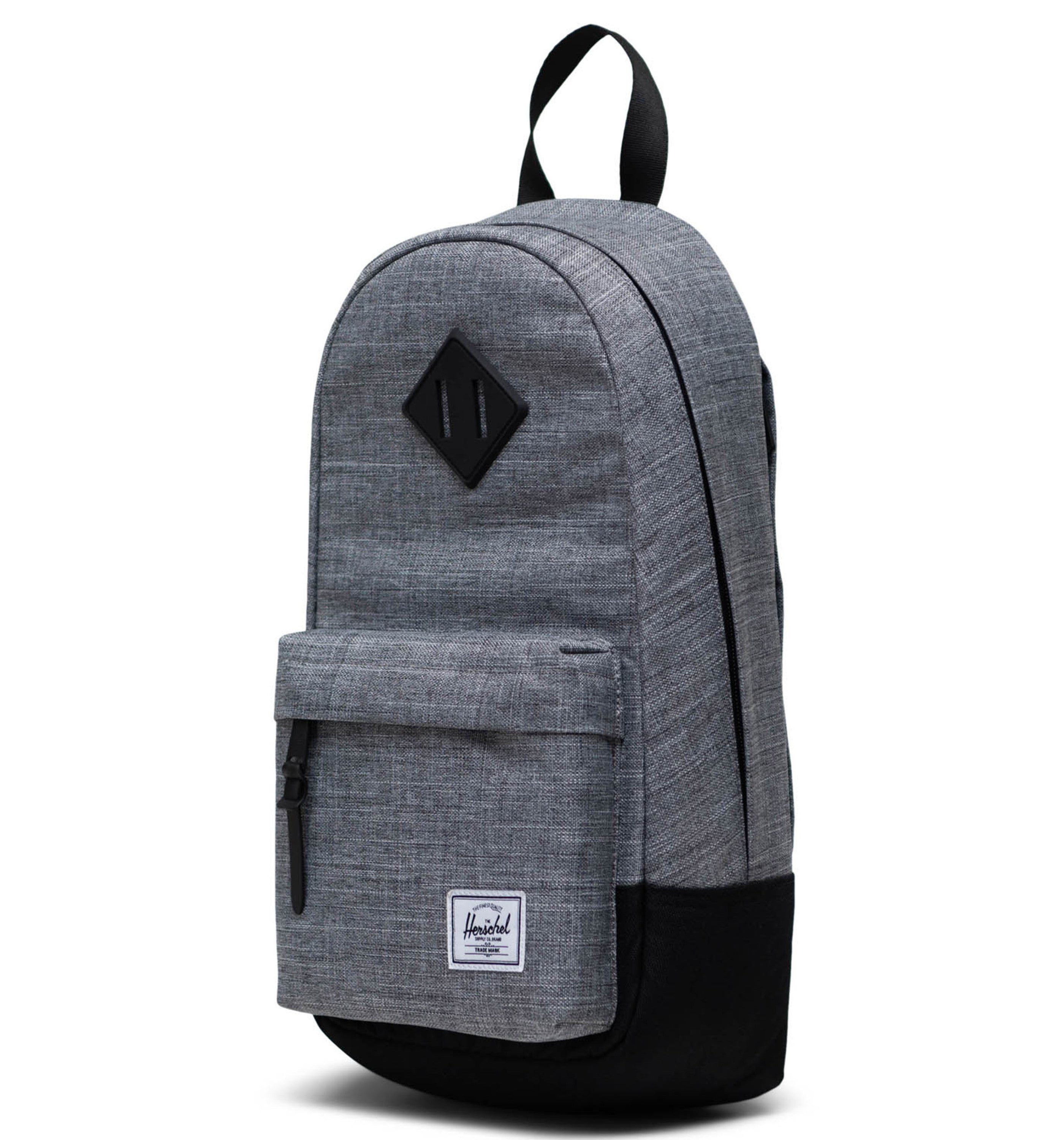 Herschel Heritage Shoulder Bag Raven Crosshatch Crossbody | The Herschel Heritage Shoulder Bag Raven Crosshatch Crossbody | The