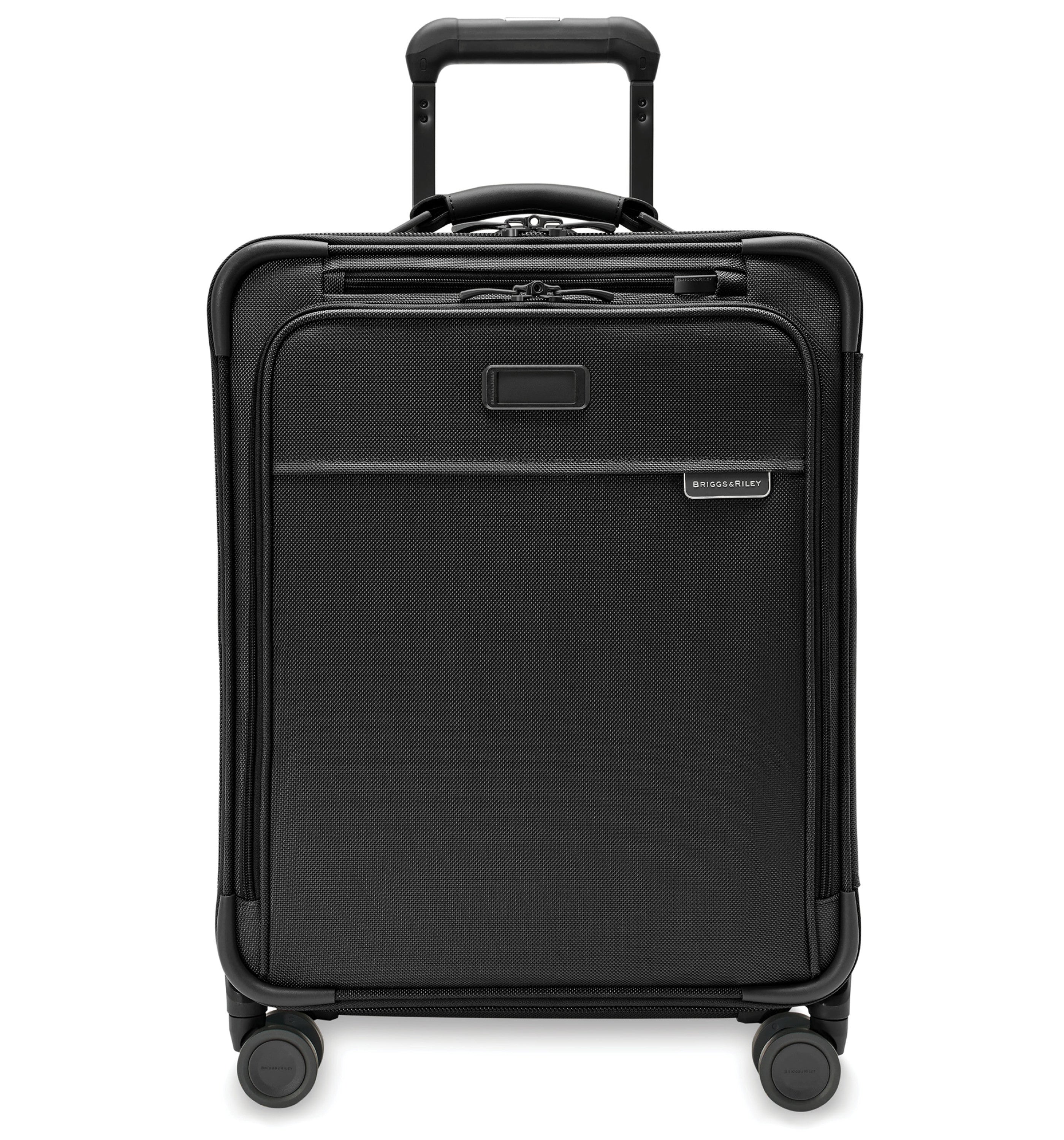 BASELINE INTERNATIONAL CARRY-ON EXPANDABLE SPINNER BLACK