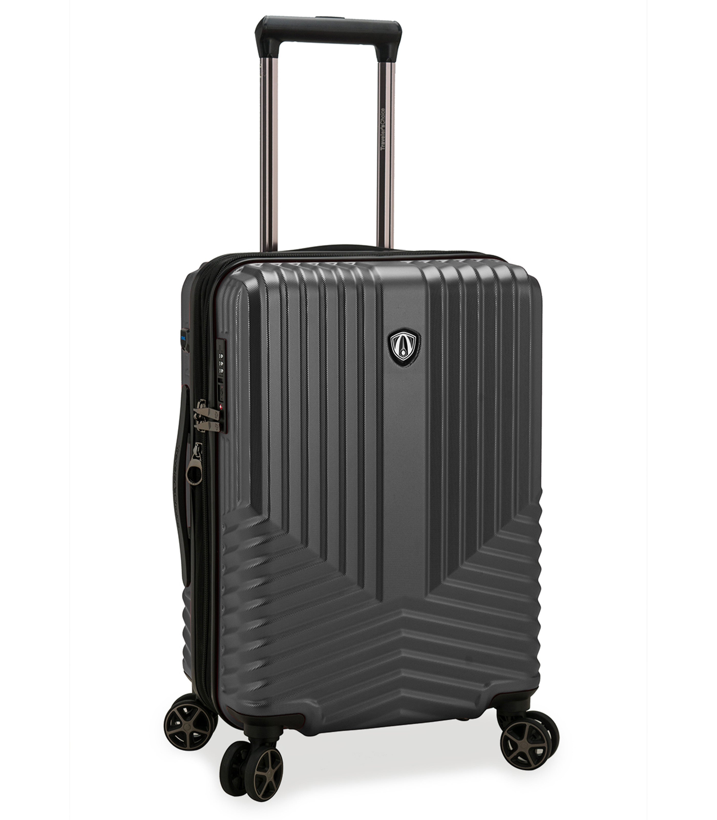 TRAVELER'S CHOICE MONTENEGRO CHARCOAL 21IN (S) LUGGAGE