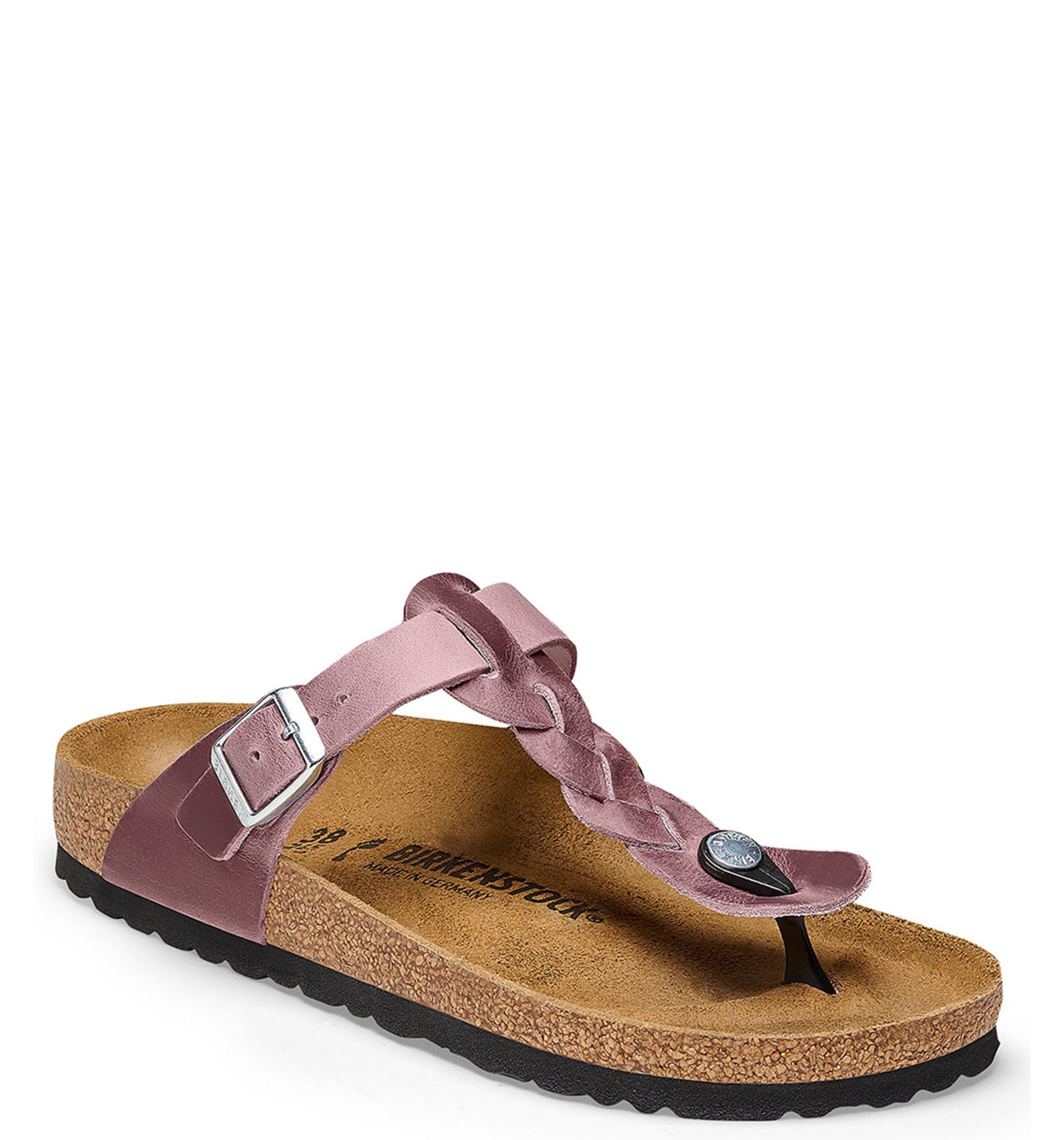 Gizeh Braided Oiled Leather Womens